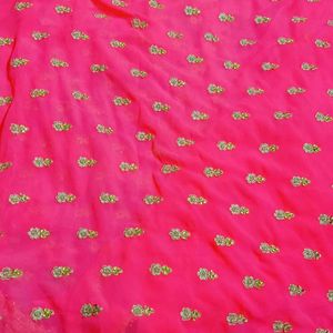Heavy Work Saree For Unstitched Blouse