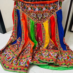 Multicoloured Navratri Ghagra Choli.