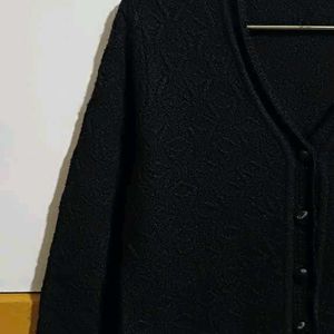 Jet Black Cardigan