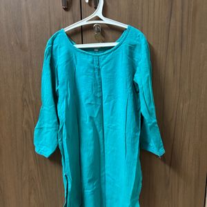 Sea Green Short Kurti For Women!