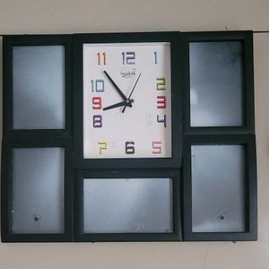 Photo Frame Wall Clock