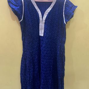 Navy Blue Kurti