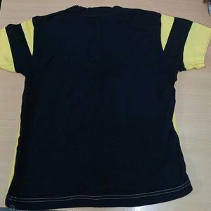 Yellow And Black T-shirt