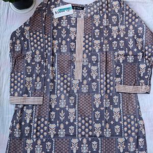 Branded Short Kurti With Pocket