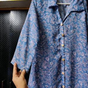 Floral Shirt Dress