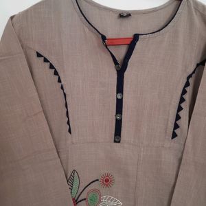 Kurta With Front Pocket