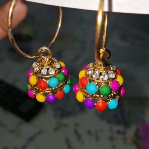 Cute colorful earrings