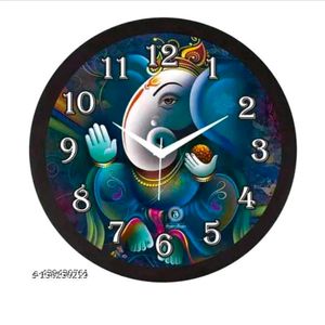 Plastic Ganesh Ji Wall Clock