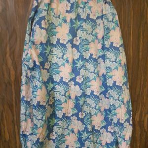 Blue Floral Cotton Shirt Perfect For Summers