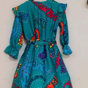 Funky Boho Print Dress