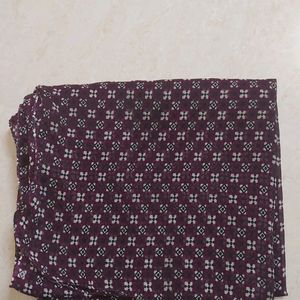 Scarf Dupatta Georgette Purple Colour