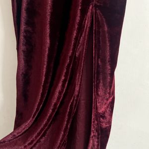 Velvet Body Hugging Dress