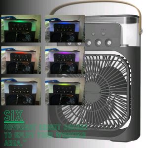 Portable Air Cooler Fan With Humidifier And Light