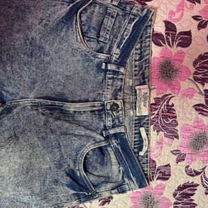 full pair of jeans and shirt