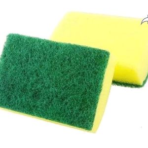 scrub sponge cleaning pads 10  pcs