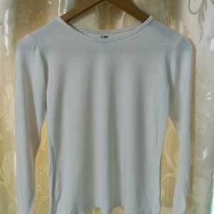 Basic White Fitted Top