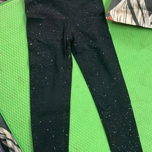 Black Glitter Jeggings 1-4 Years