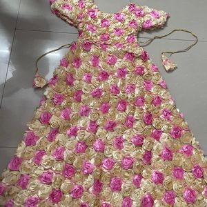 Floral Gown For Girls