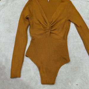 Mustard Bodysuit