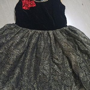 Party Wear Black Frock For Babies