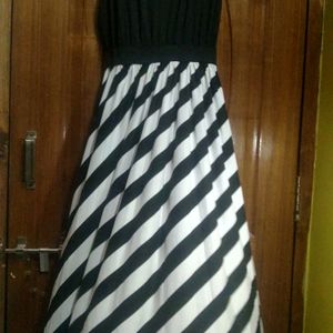Black And White Gown