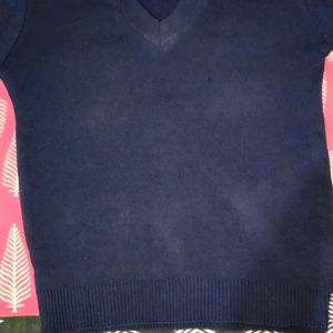 💙navy Blue Sweater For Unisex Age 6-10