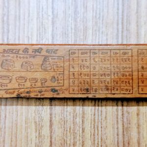 2 Vintage Wooden Rulers