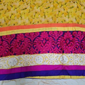 Yellow Embroidery  Beauiful Suit