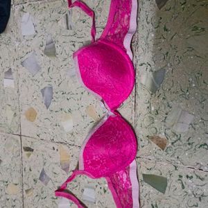 Pink Colour Bra