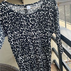 Leopard Print HnM Top- Medium size