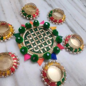 Beautiful DIYA Rangoli