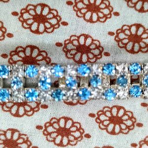 Blue And White Bracelet