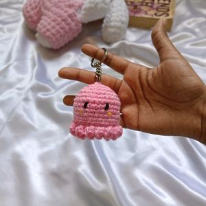 Crochet Octopus Keychain 🦑