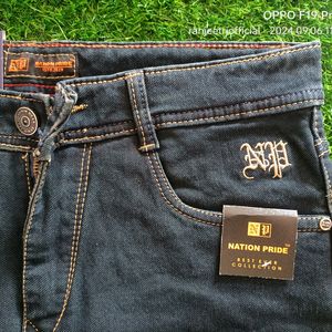 Men's Blue Denim Jeans For Fomal Wear