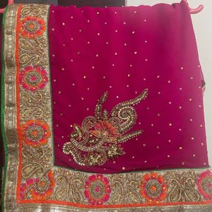 Designer Saree For Festival And Wedding