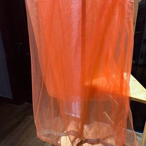 Coral Net Dupatta