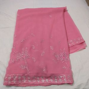 Pink Saree