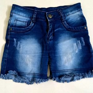 New Denim Navy Blue Colour Shorts