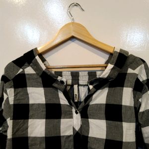 Max B&W Checked Shirt(Women)