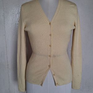 Ripped V Neck Cardigan