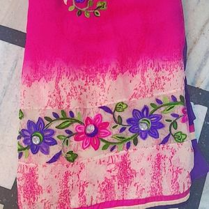 Embroidery Saree