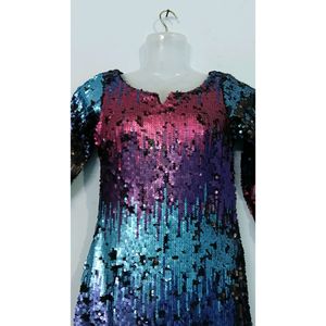 Multicolour Party Wear Dress