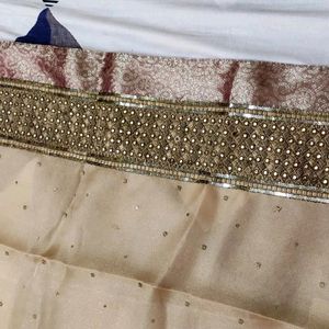 New Shining Saree With heavy Pallu