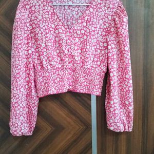 floral printed top for women