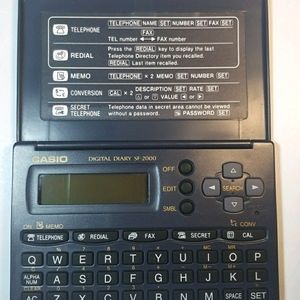 Casio Digital Diary Phone Book Memo Vintage Gadget