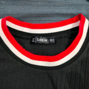 SHEIN Ringer Crop Top