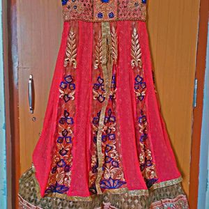 Beautiful Gown With Dupatta And Pent