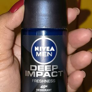 Nivea Deep Impact Freshess, Deodorant Roll On For Men, 50ml