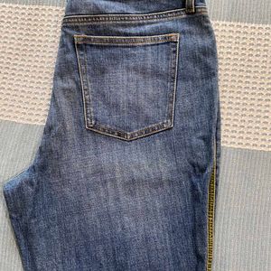 Ankle Length Denim Jeans| Stretchable