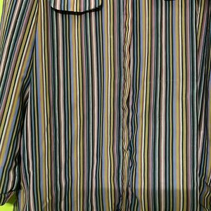 Multicolour Stripped Shirt For Ladies